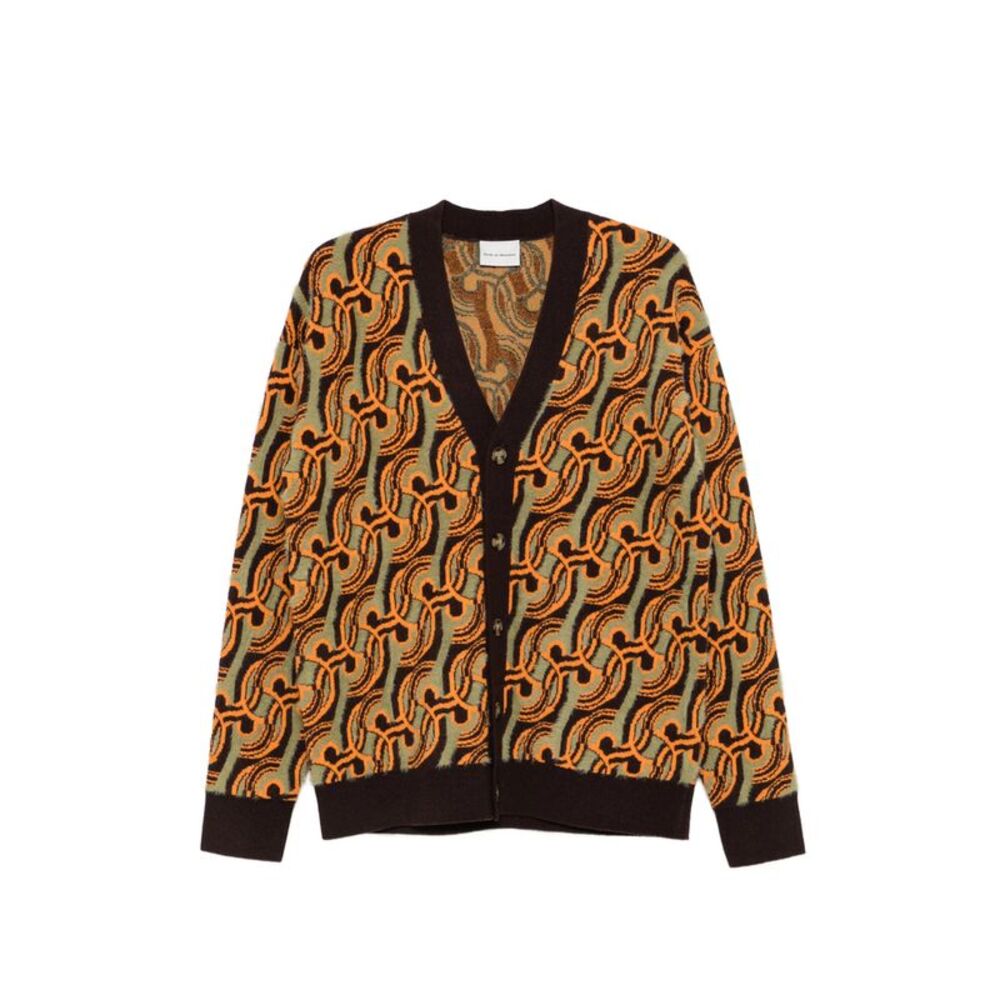 Drole De Monsieur Brown Sweaters & Knitwear - Cardigans Men